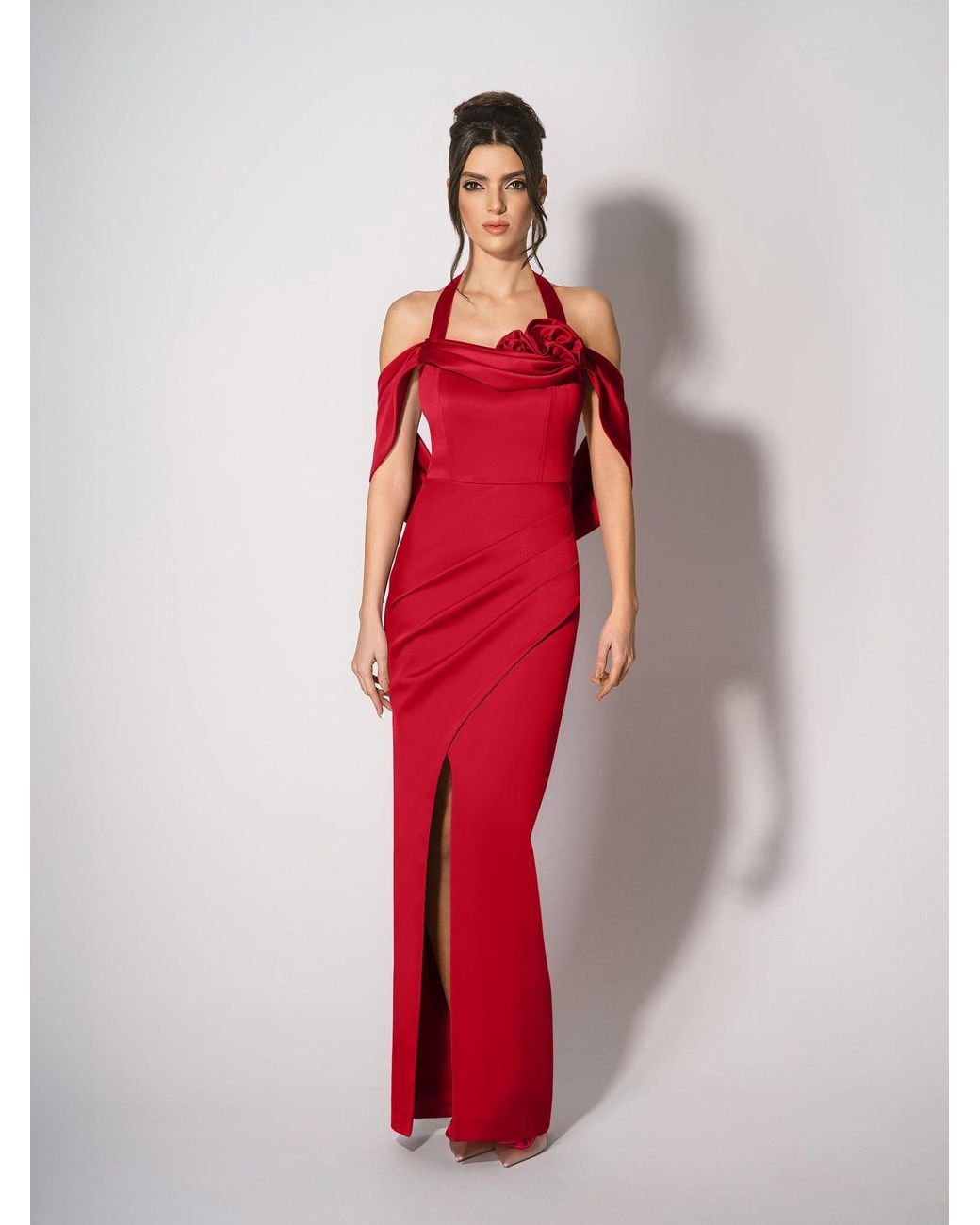 Tia Dorraine Red Rose Garden Maxi Dress – Fierce