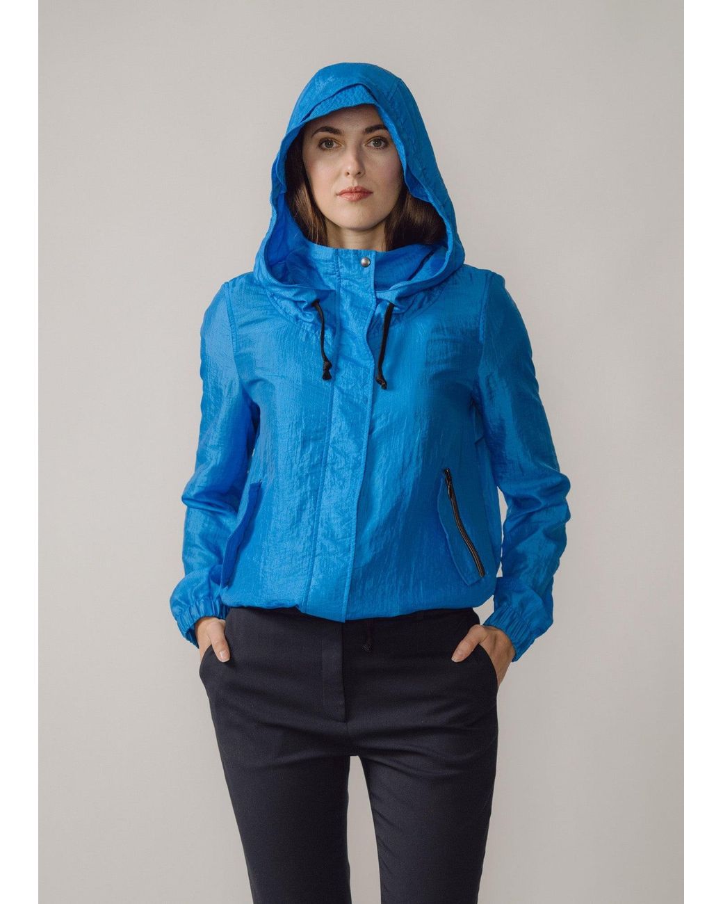 BEIRA Blue Luisa Water Repellent Jacket –