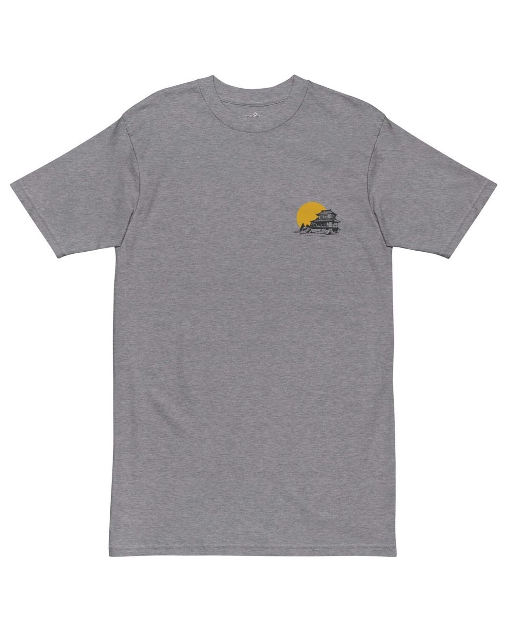 Anchor and Crew Gray Heather Three Farmhouse Japan Era Heavy Cotton T-Shirt for men
