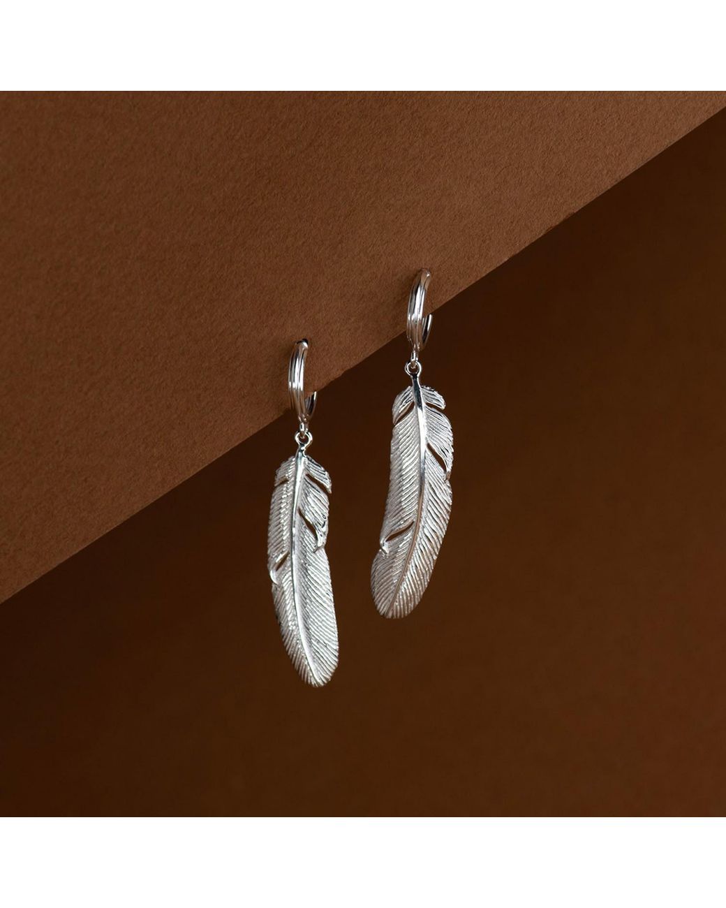 Zoe & Morgan Metallic Eagle Earrings