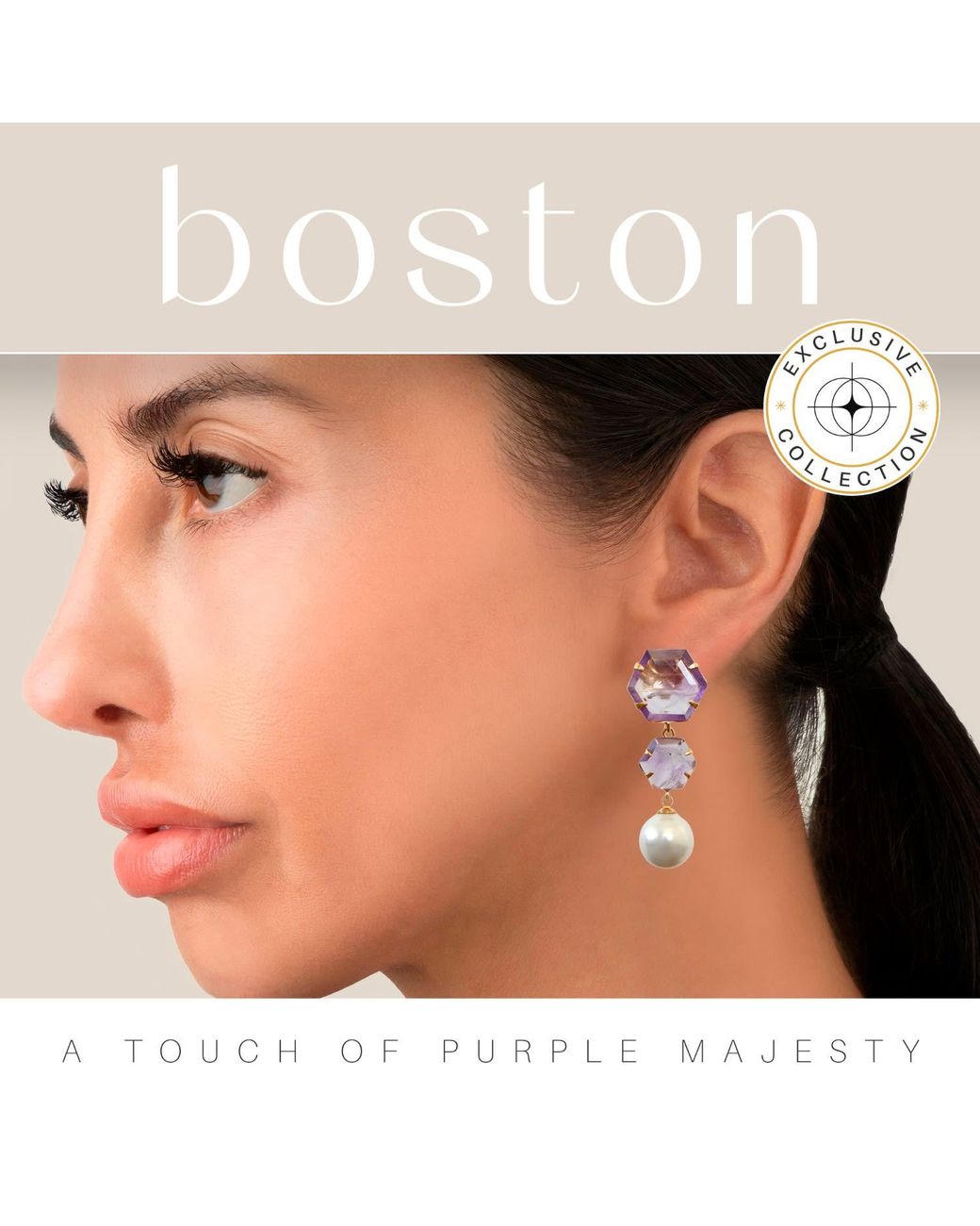 Bounkit Multicolor Boston Earrings Push Back