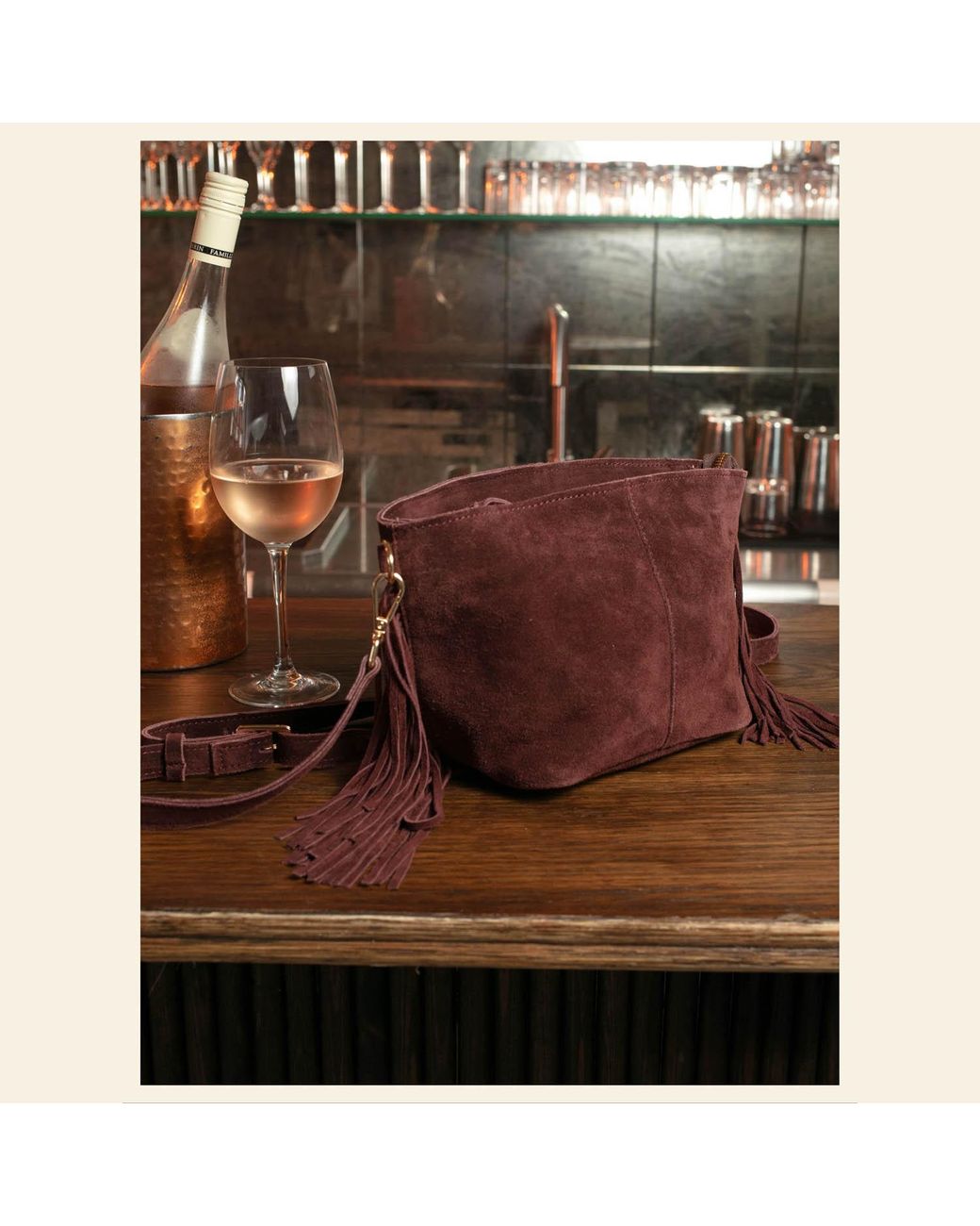Nooki Design Green Kingston Tassle Cross Body Bag