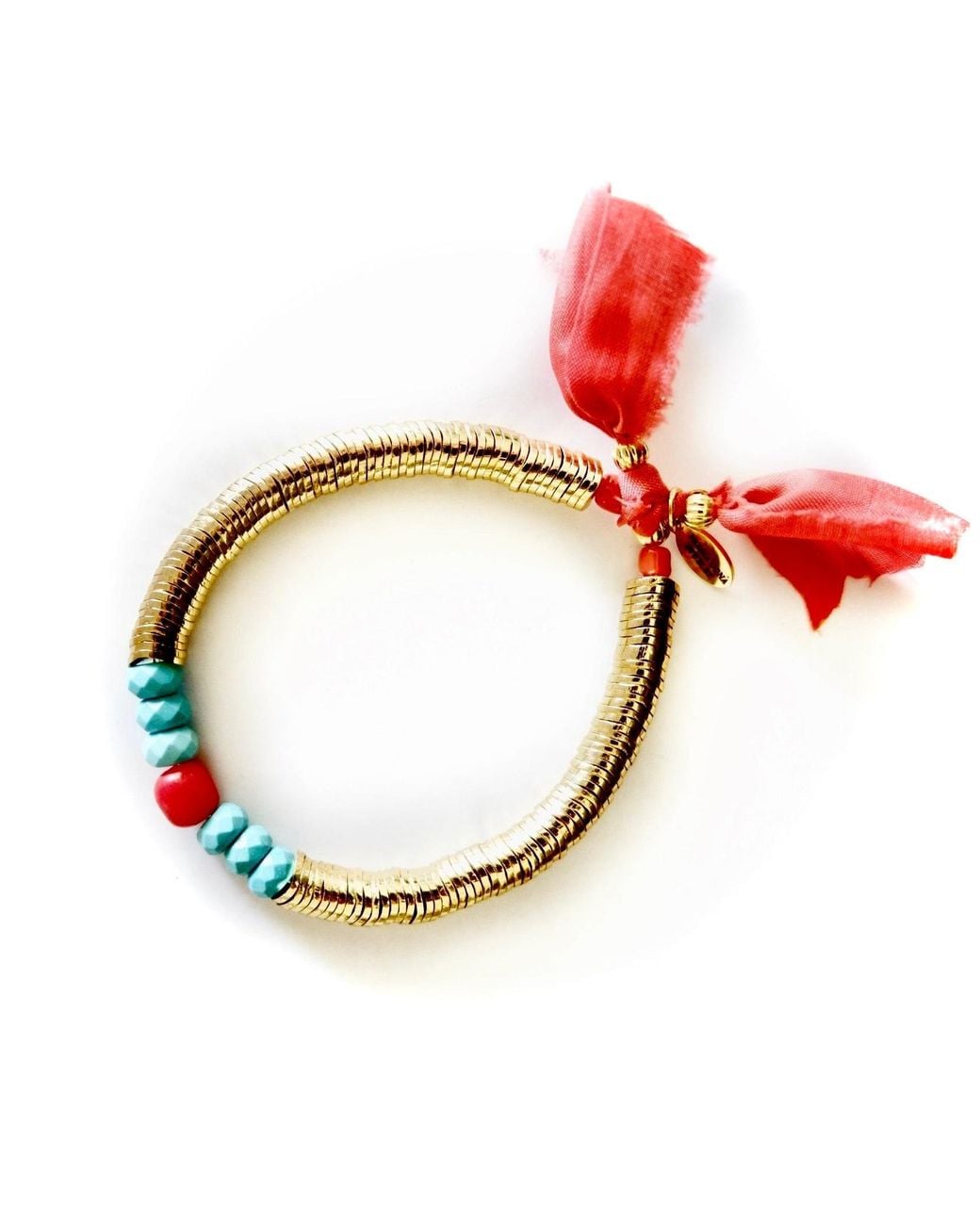 Persia Dona Jewelry Red Disc X Bracelet
