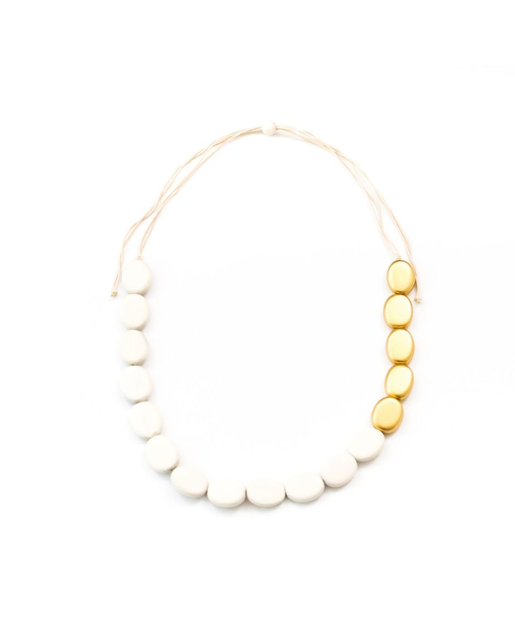 LIKHÂ Metallic Guija Statement Necklace