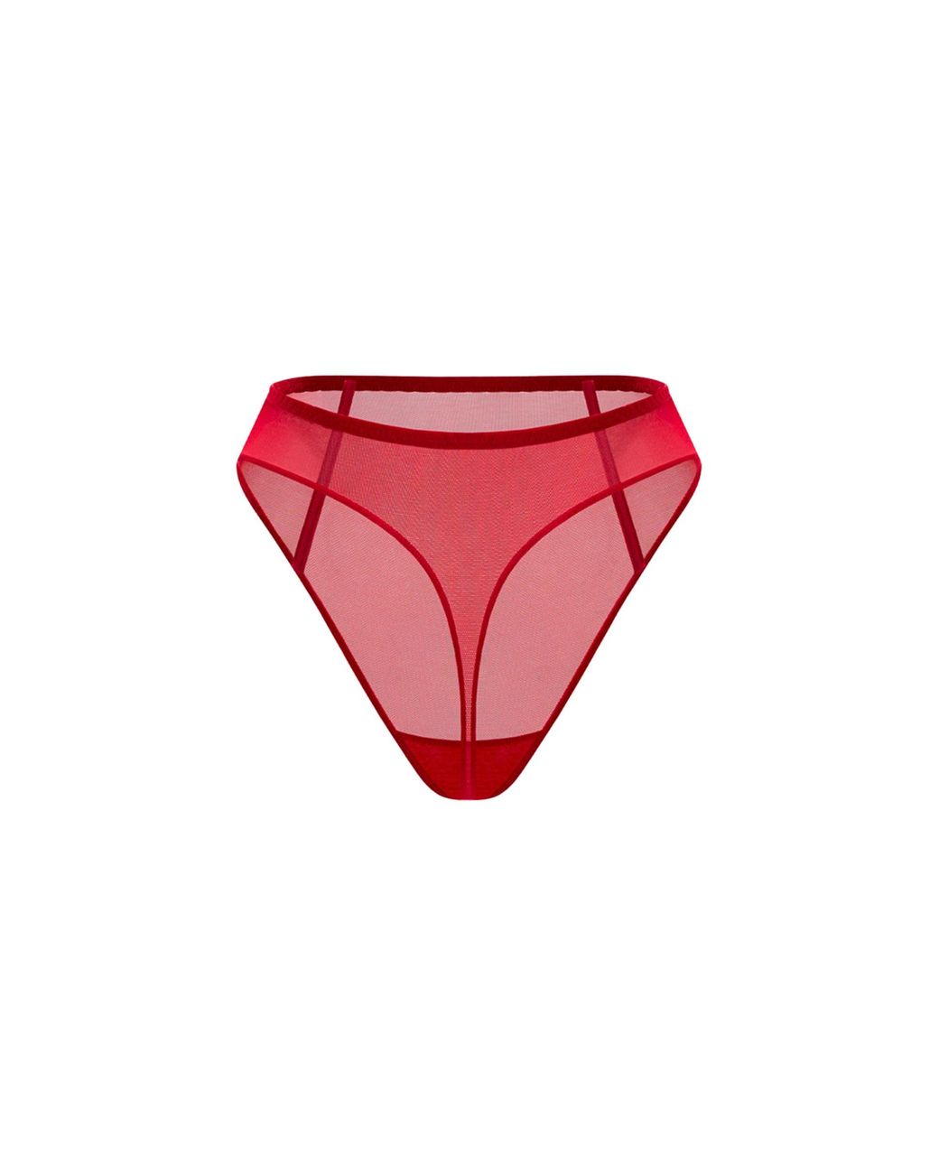 Zhilyova Red Unnamed High-Waisted Thong