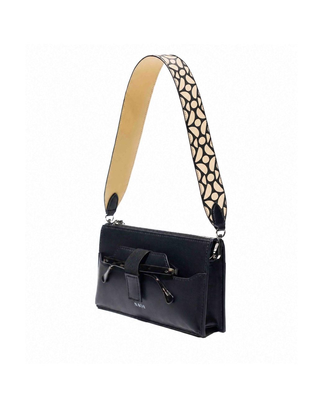 Naoa Multicolor Handbag Shoulder Strap Geometric