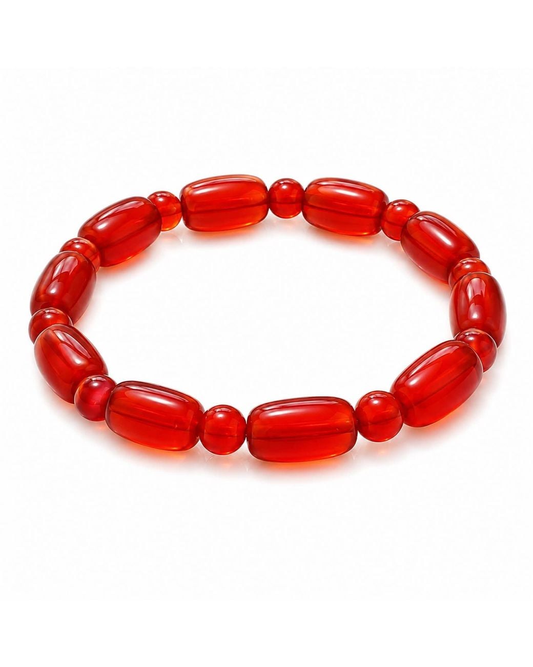 ORIGIN OF HEARTS Red Solara Bracelet – Natural Agate Gemstone Bracelet