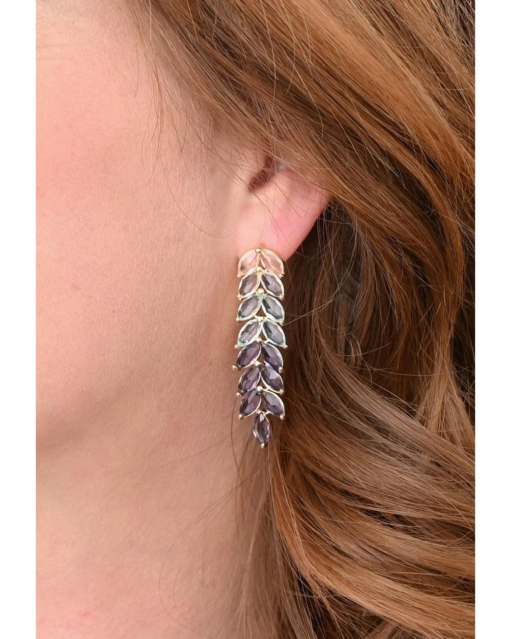 Starfish Project Metallic Eclipse Chandelier Earrings
