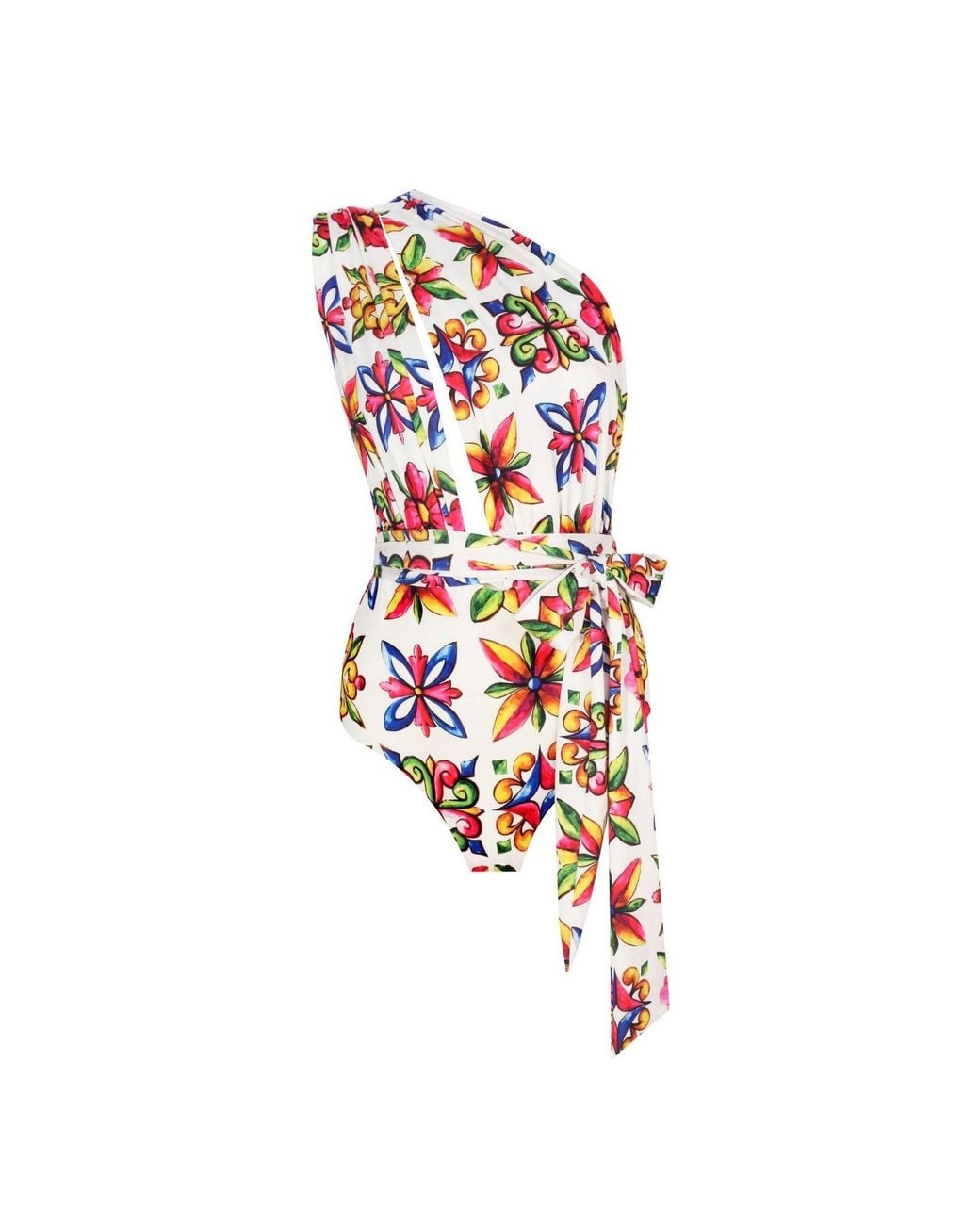 Nur Karaata White Sicilia Swimsuit