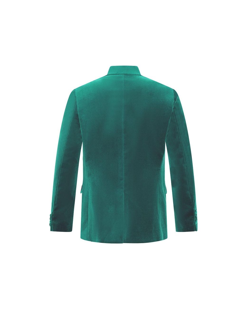 Beatrice von Tresckow Green Sage Mughal Velvet Jacket for men