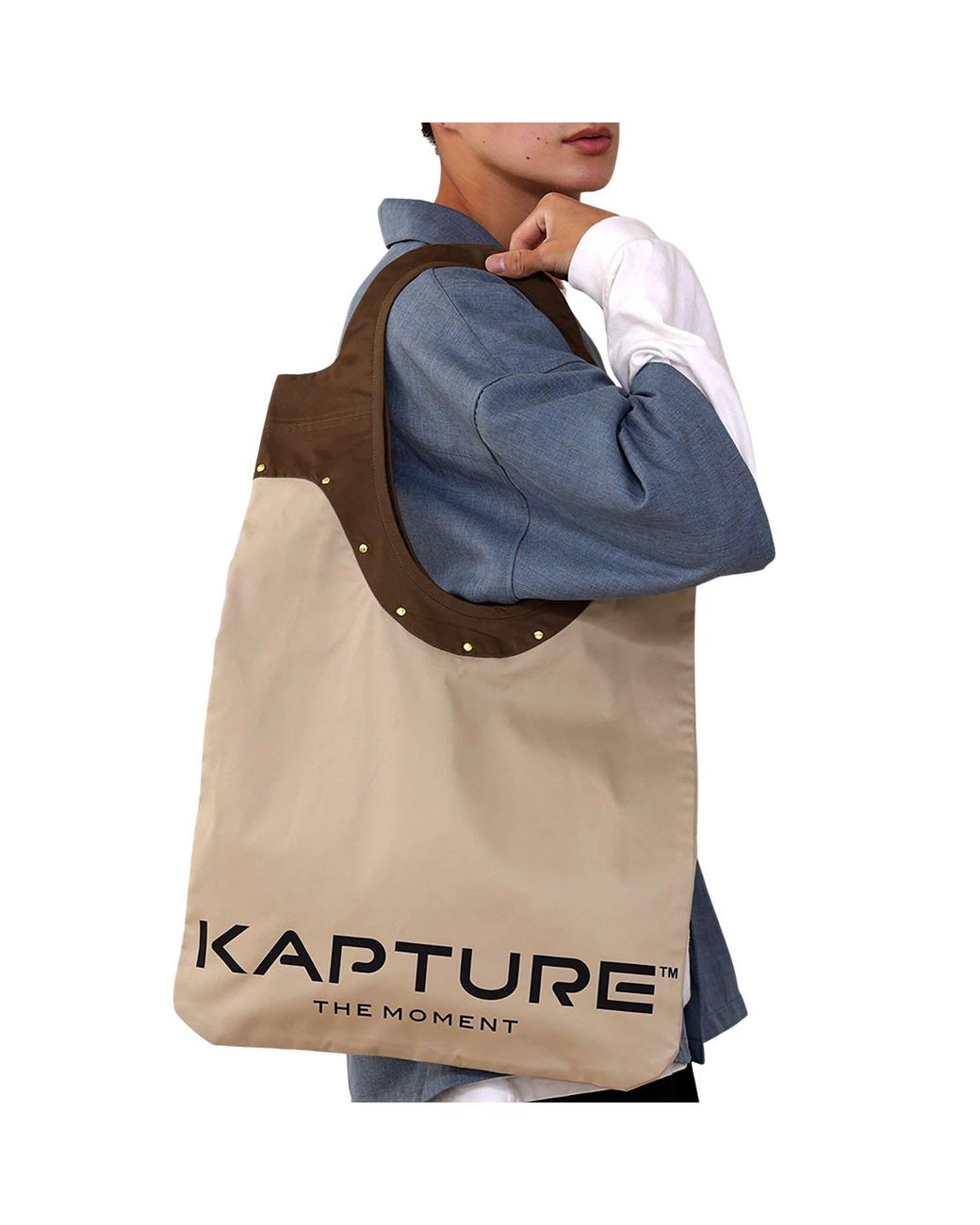Kapture Brown Par Tote Bag