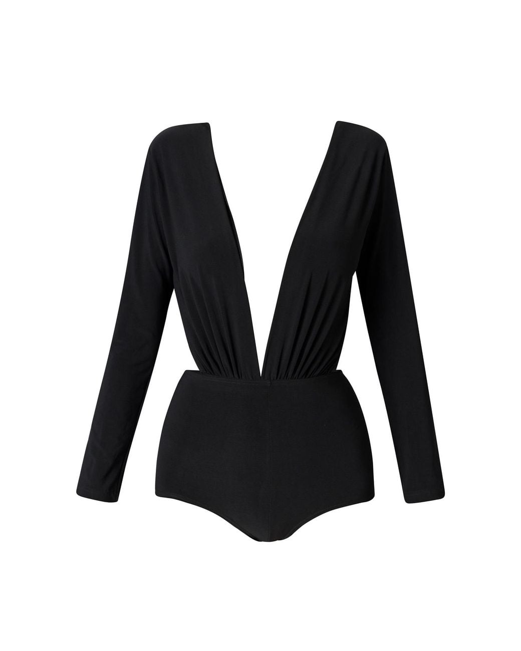 LIA ARAM Blue Micro Jumpsuit With Gathered Detailing