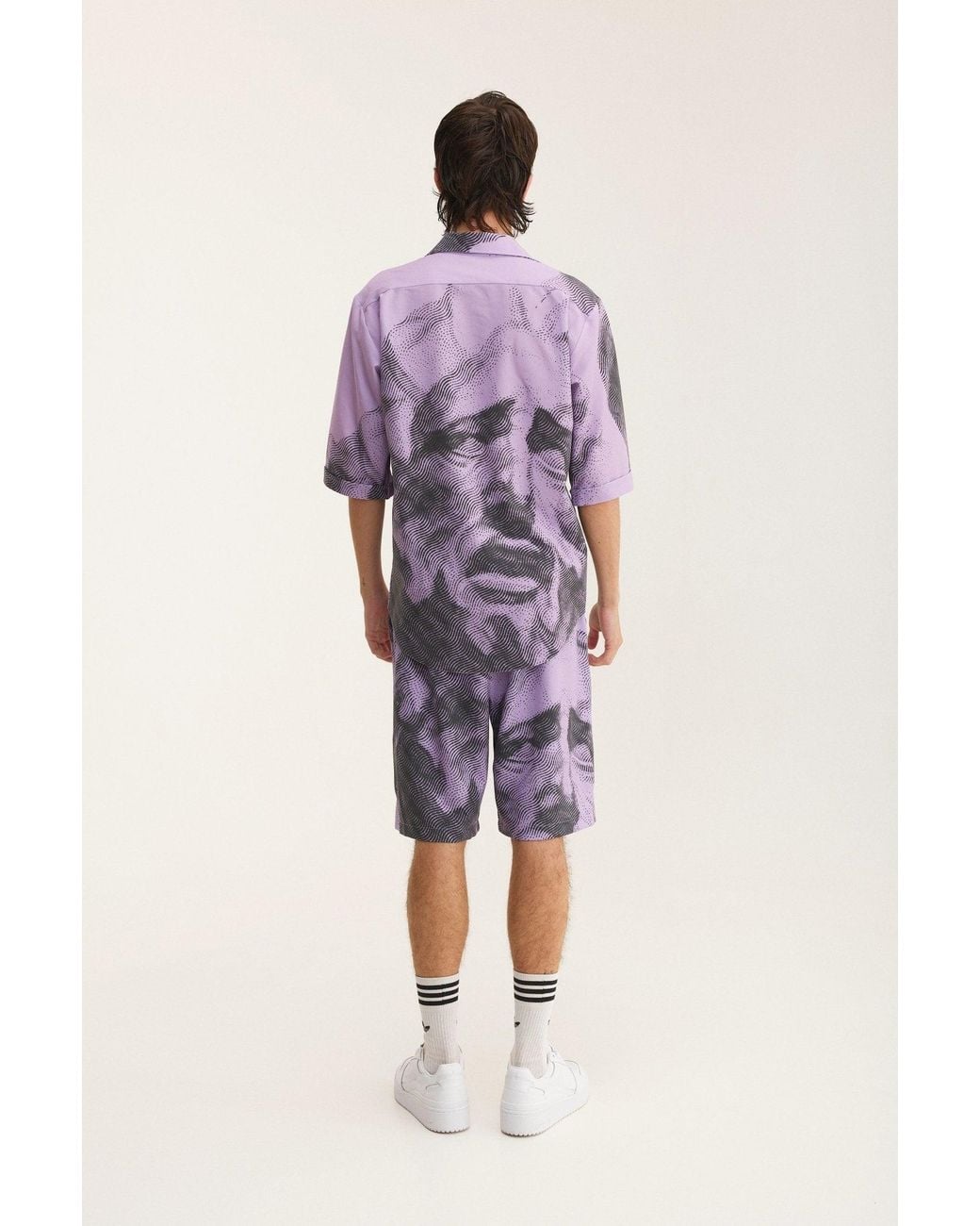 mysimplicated Purple Short Sleeve Shirt for men