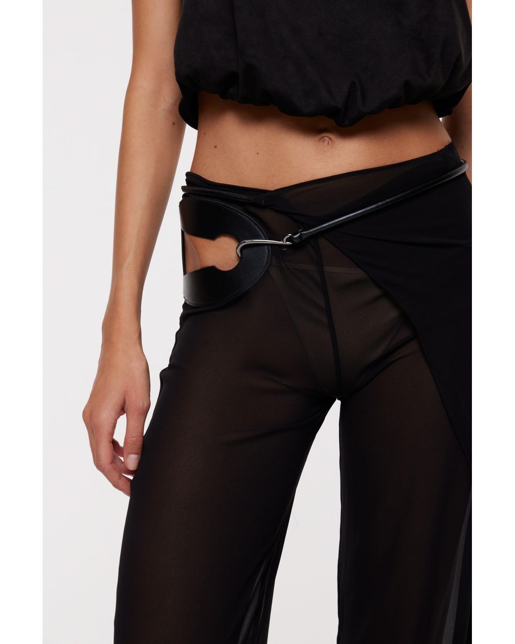 Bianca Resortwear Black Deva Wrap Trousers