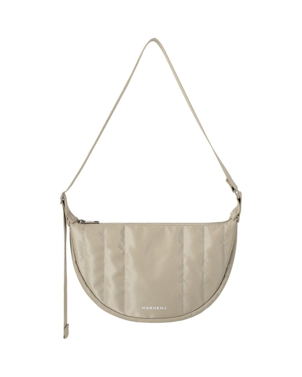 MARHEN.J Metallic Neutrals Recycled Nylon Hobo Bag