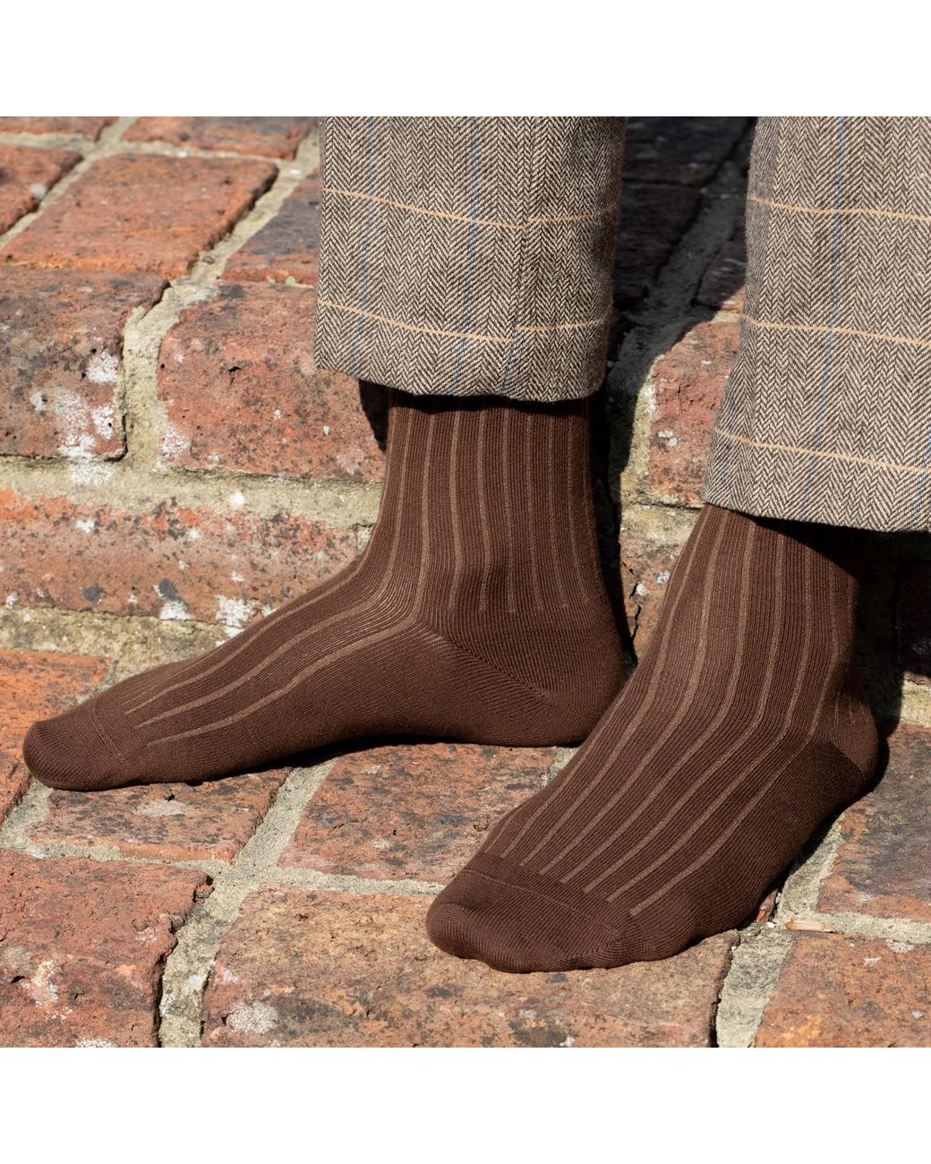 Peper Harow - Made in England Black Three Pack Essential Socks for men