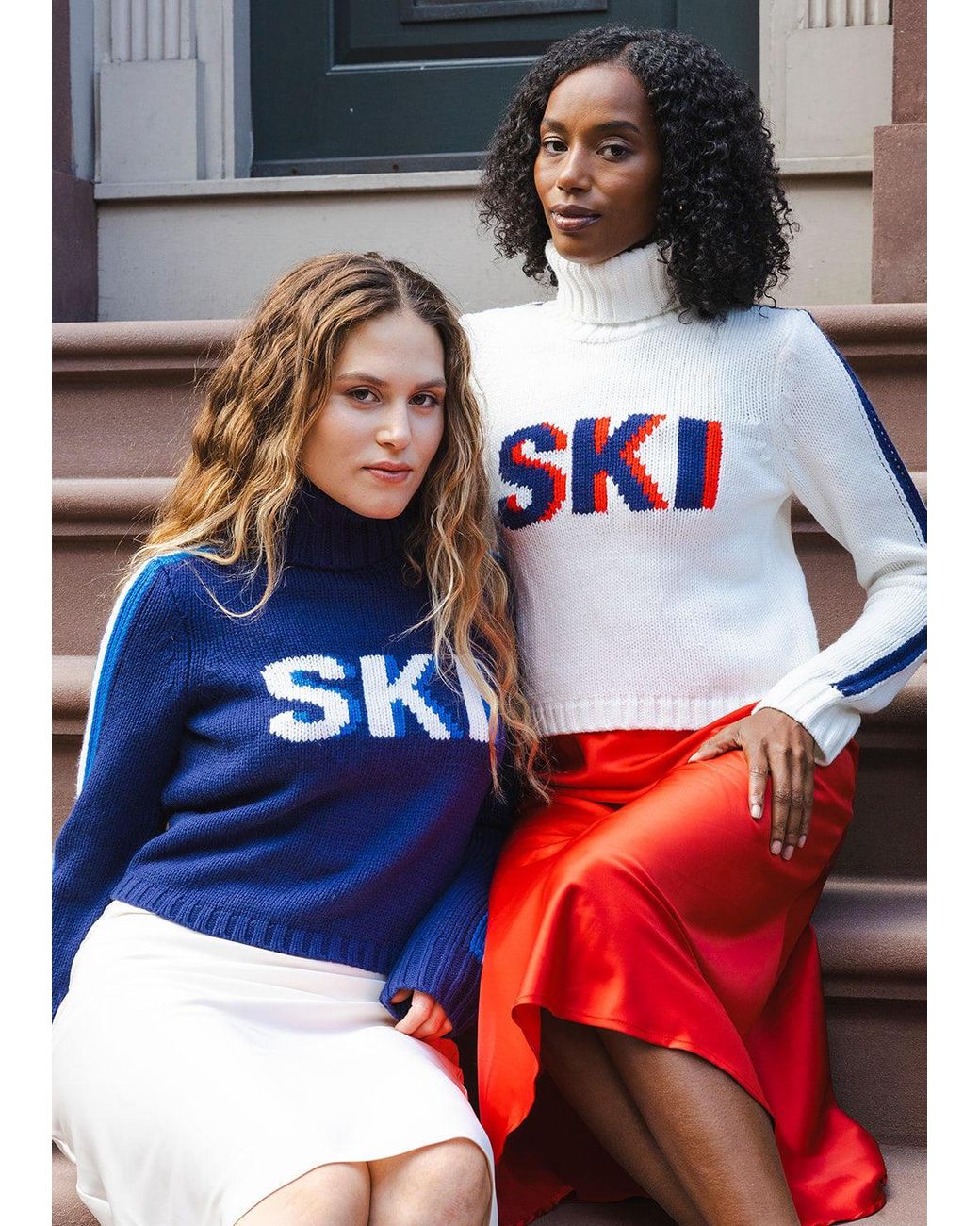 Ellsworth & Ivey Blue Jade Turtleneck Sweater