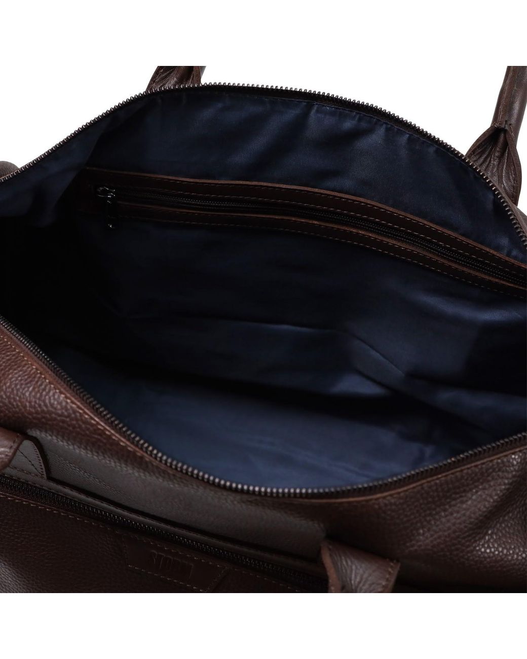 Storm Brown Cares Leather Holdall for men