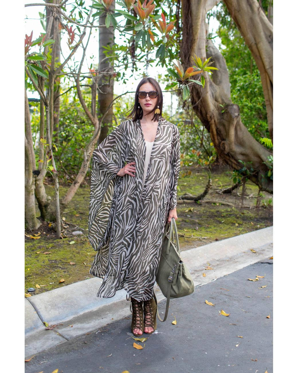 Jennafer Grace Metallic Zanzibar Kimono