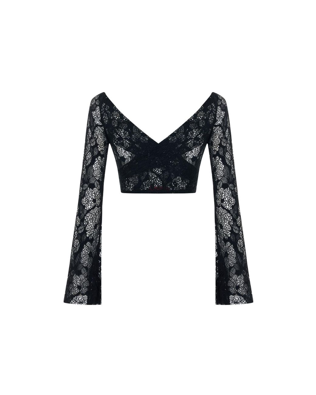 Pcfg Black The Party Edit Lace Body With Contrast Bust Panel