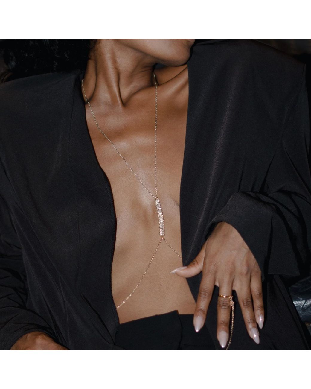 Studio Baloge Metallic Axis Body Chain