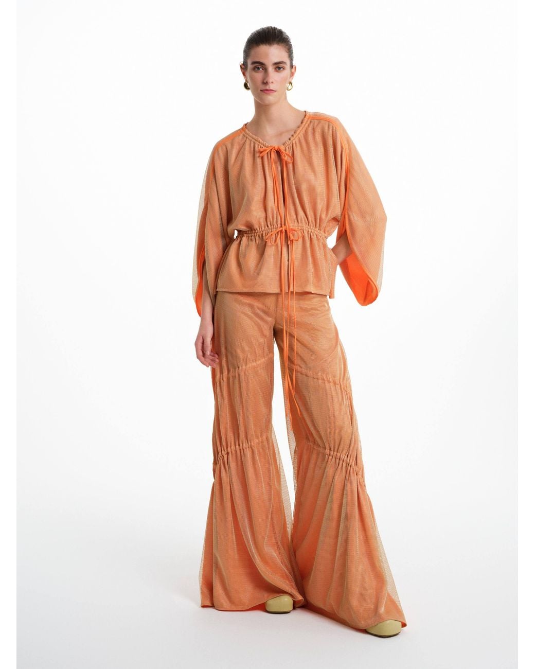 Saint Ones Orange Solara Top