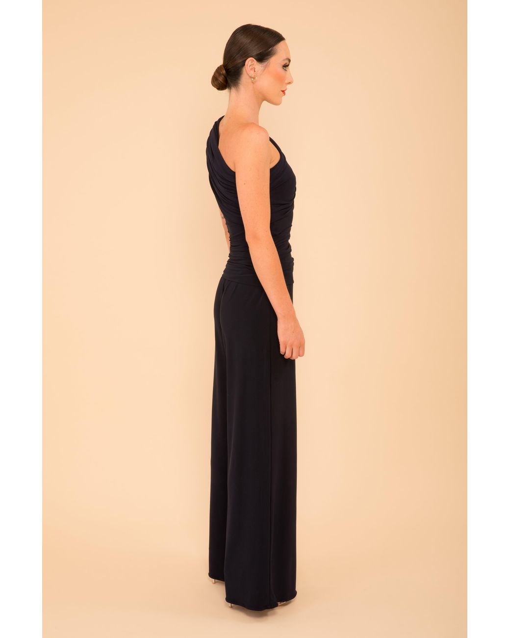 Atom Label Blue Rhodium Jumpsuit