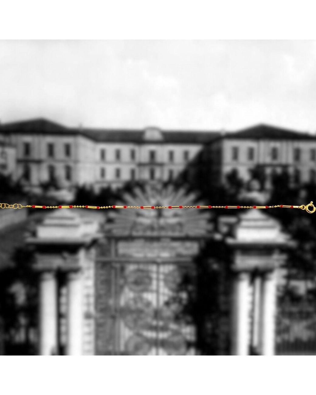 1610Istanbul Metallic Istanbulit Enamel Bracelet