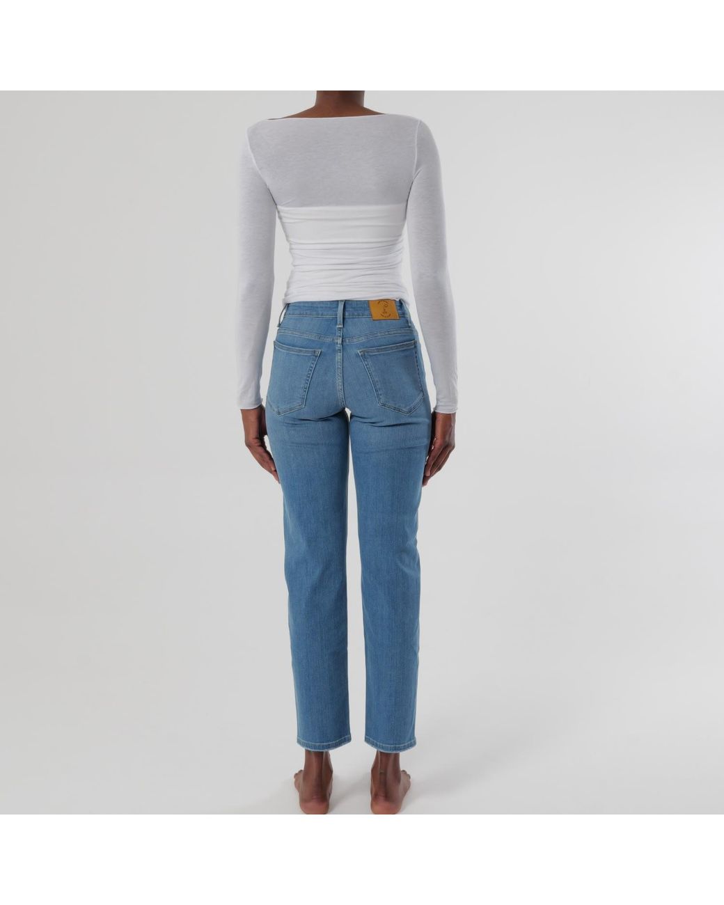 Her & Glory Blue Mary Slim Straight Leg
