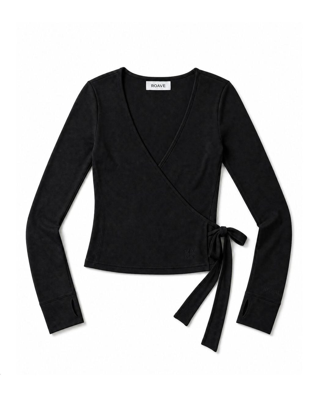 ROAV Black Bex Wrap Ballet Top