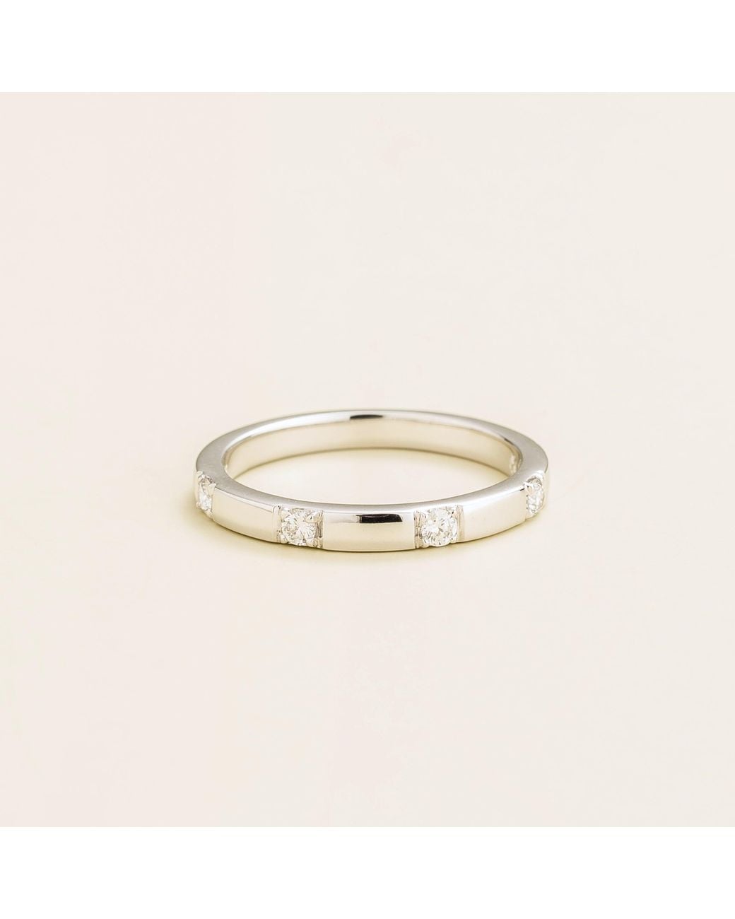 Juvetti Metallic Balans Ring Set With Diamond