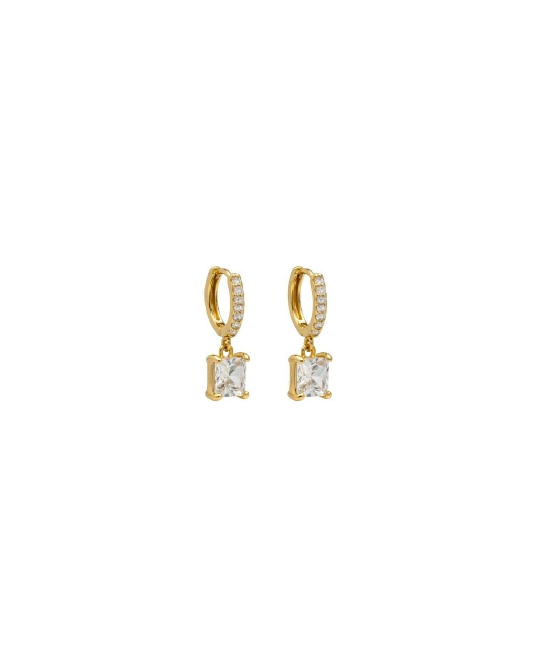 Uchi and Soto Metallic Shikaku Stone Earrings