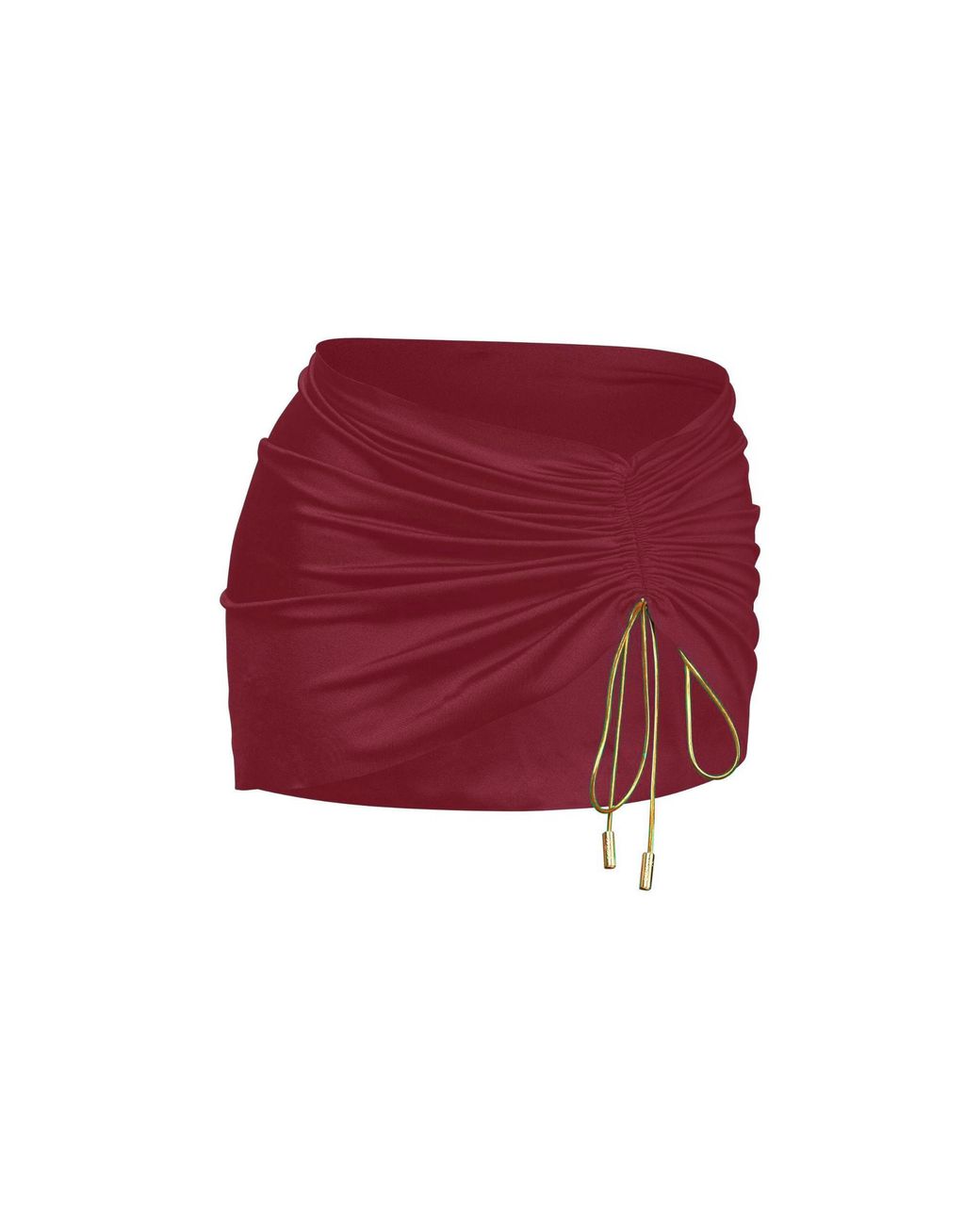 Capri Swim™ Red Resort Mini Skirt Wine