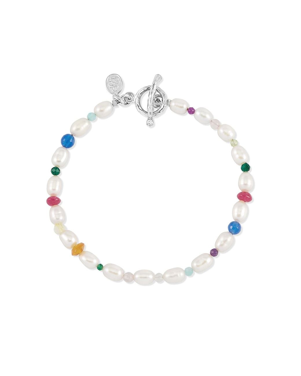 Dower & Hall Metallic Carnival Mixed Gemstone Bracelet