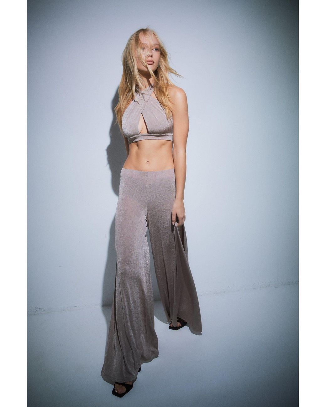Suyty Metallic Capri Set