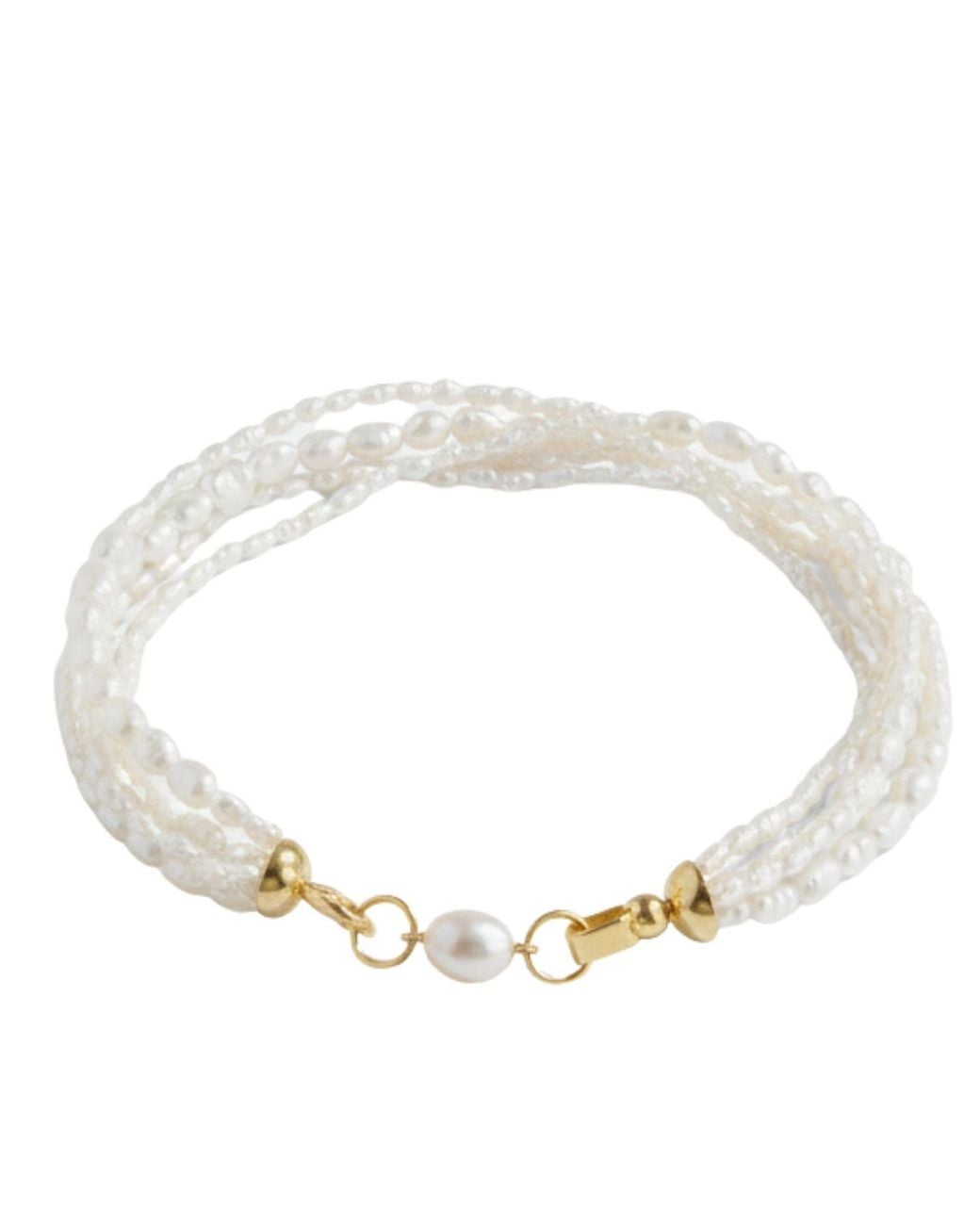LINYA JEWELLERY Metallic Natural Ocean Pearl Bracelet