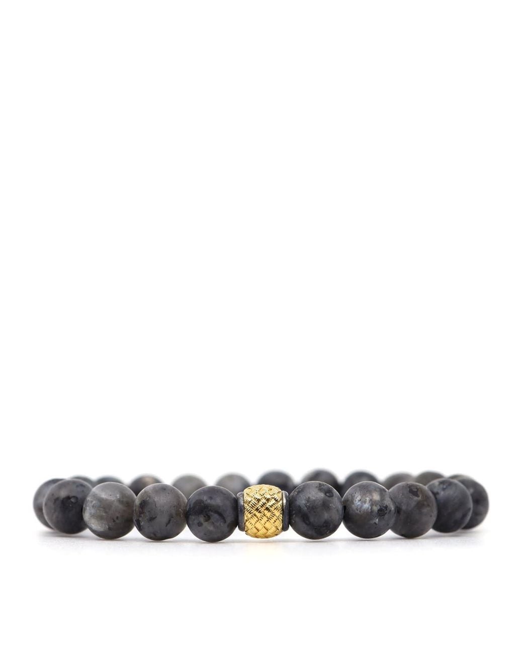 Shar Oke Blue Larvikite, & Brass Bracelet for men