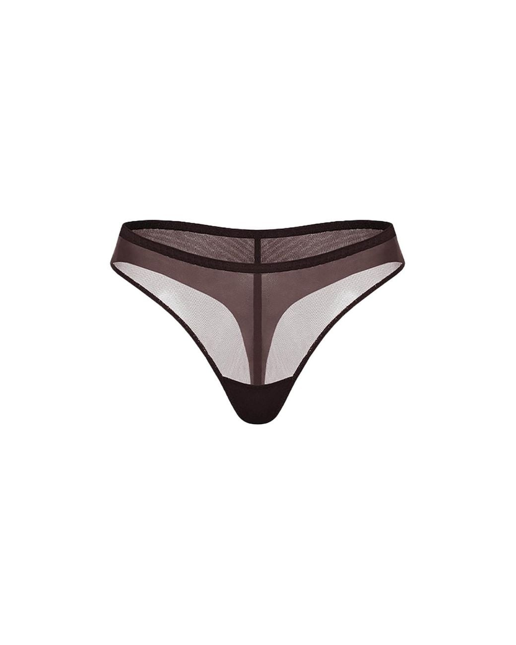 Zhilyova Brown Unnamed Gravity Thong