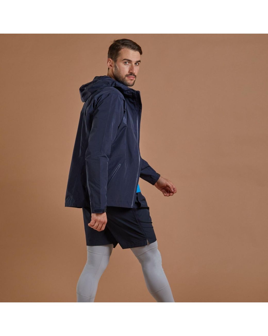 NUMBAT Blue Technical Training Jacket for men