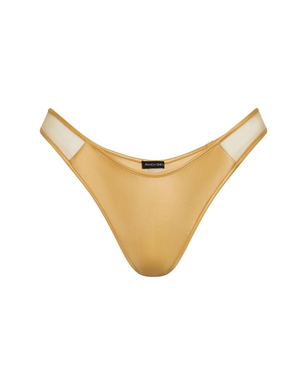Franca Vinka Yellow Valentina Bikini Bottom