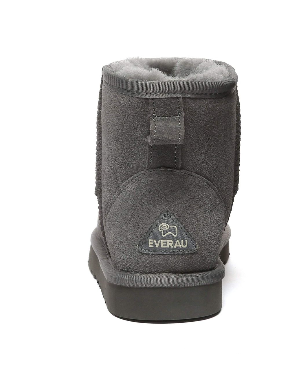EverAu Australia Gray Ostrich Leather Short Boots