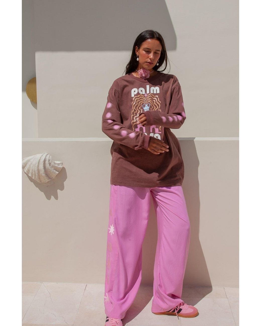 Palm Collective Pink Romi Pants