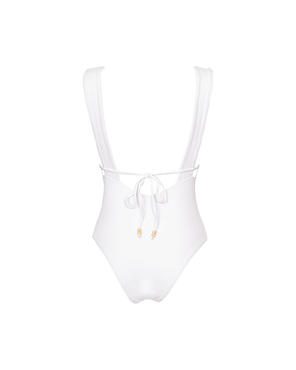 Aulala Paris White Miss Charming One-Piece Swimsuit