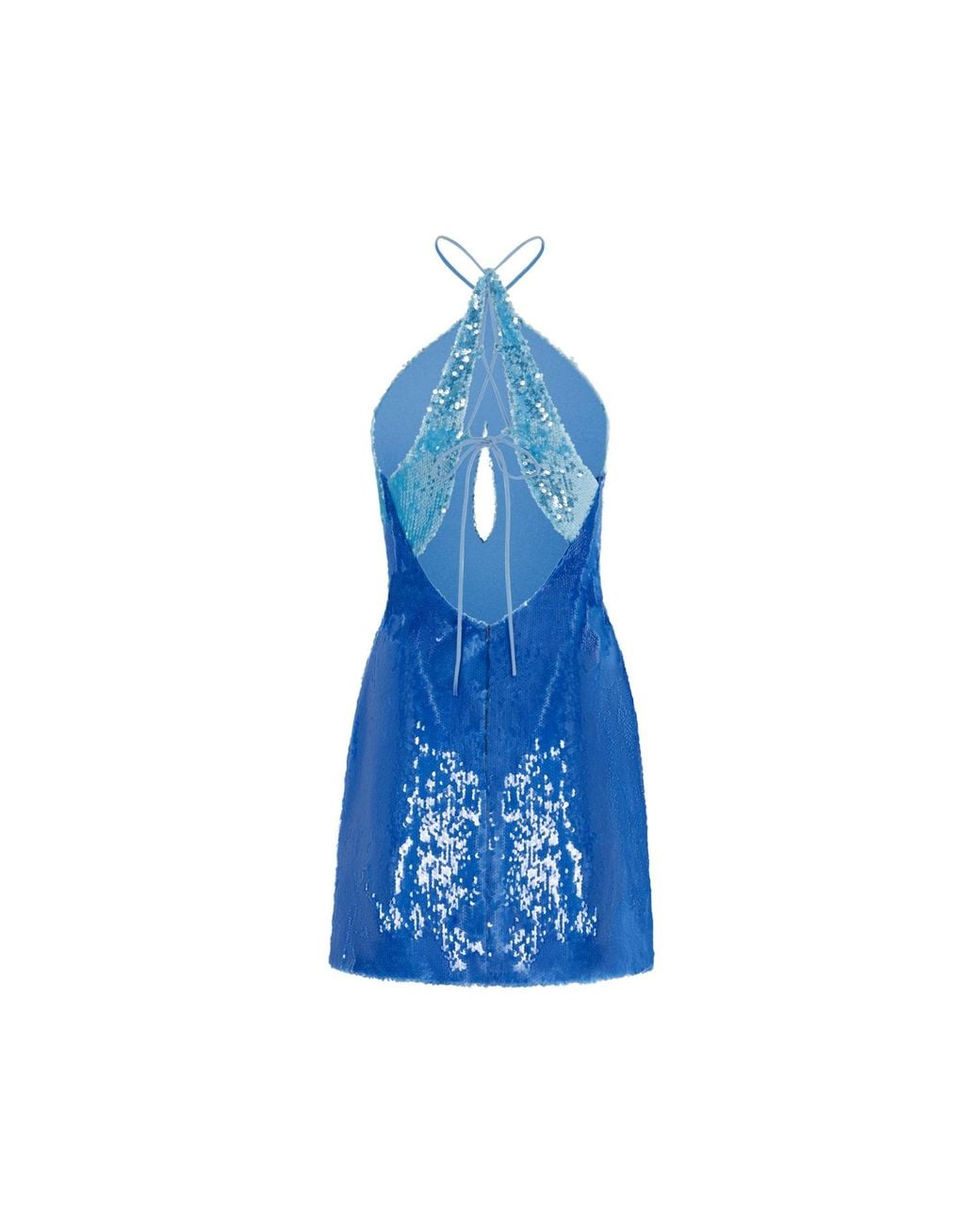 Herfetch Blue Aquamarine Mini Dress