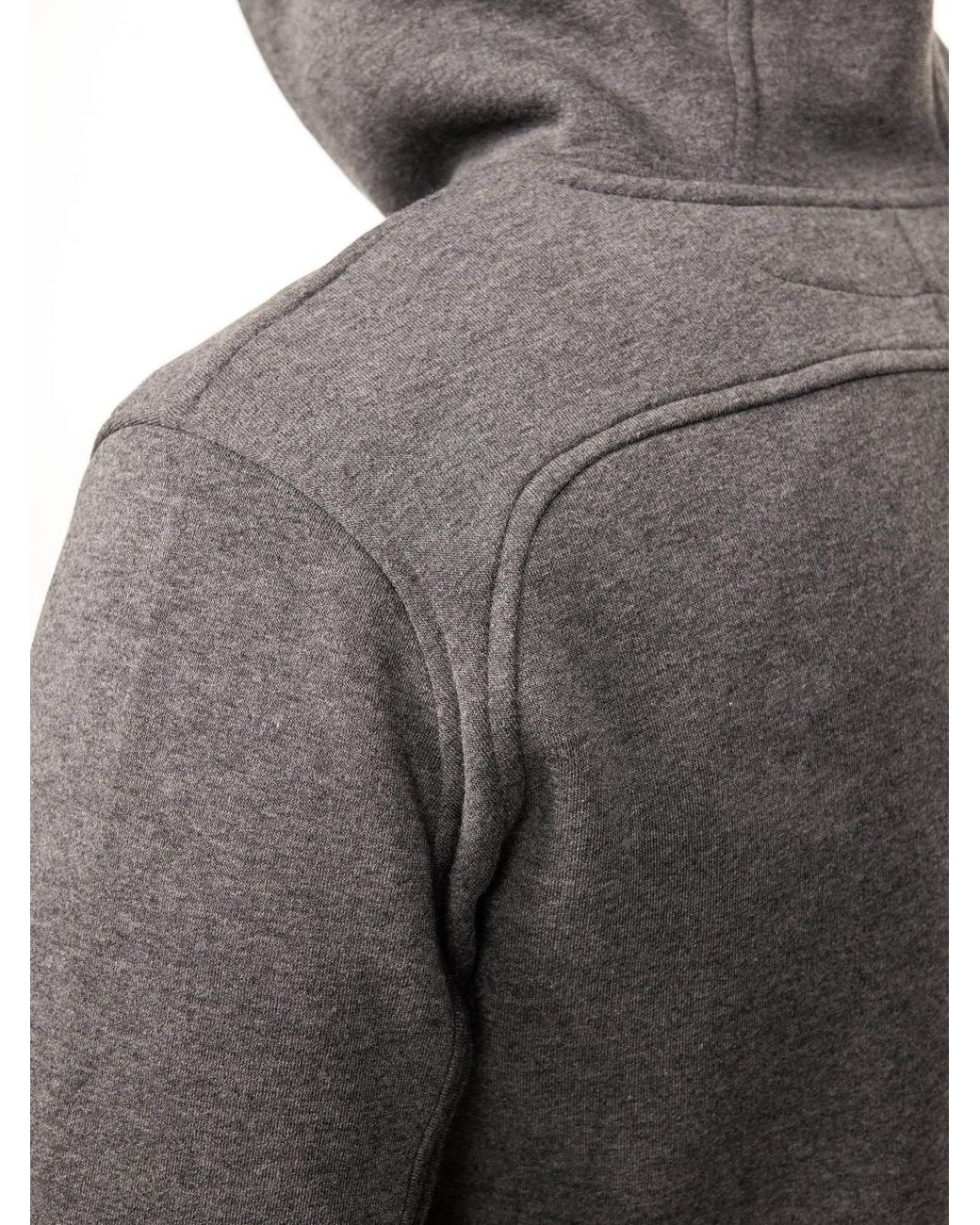 Saved Lab Gray Zip Hoodie for men