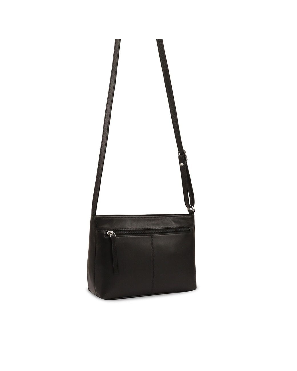Lloyd Baker Black Tamarra Leather Crossbody Bag