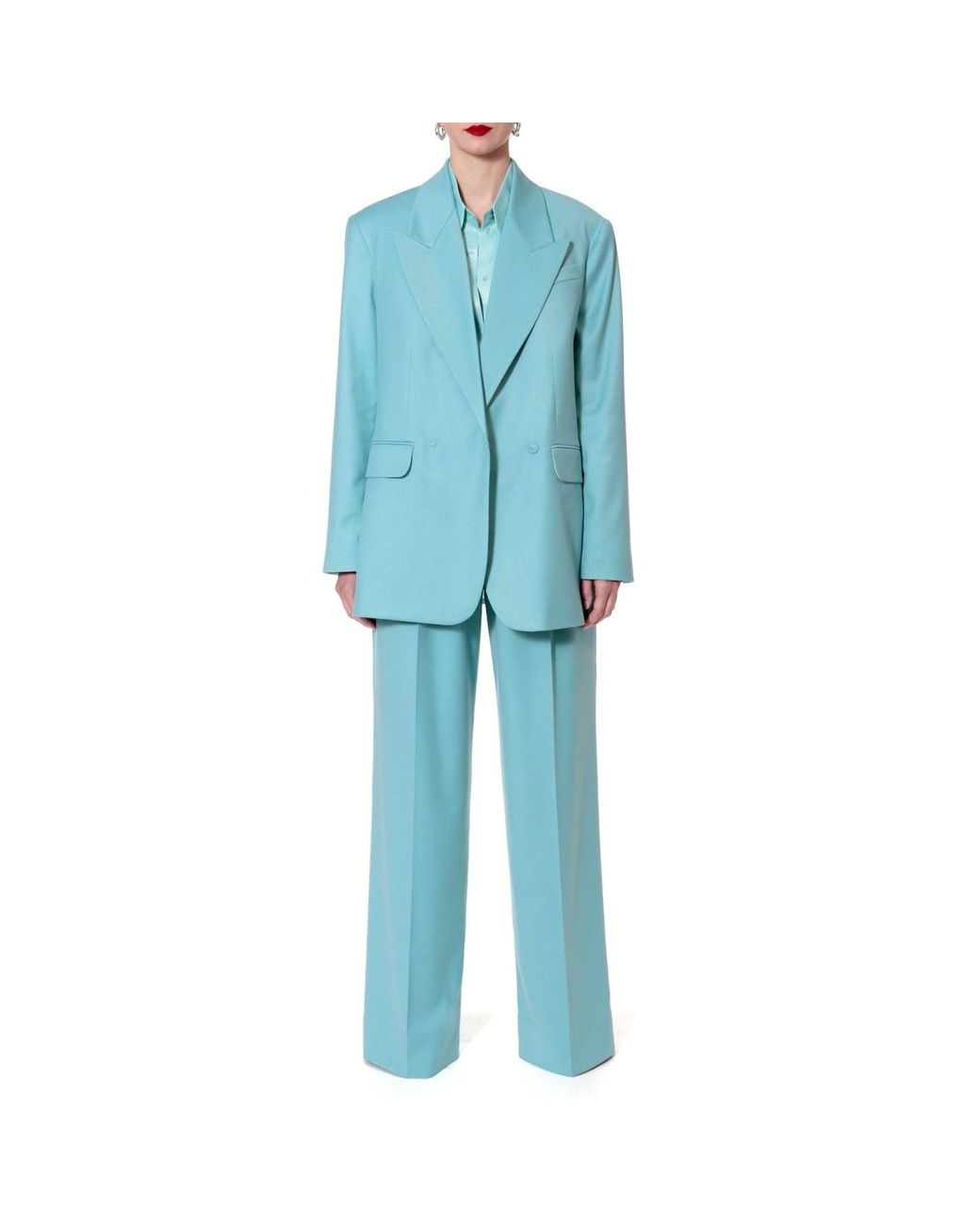 AGGI by HALEWSKI Blue Blair How Am I Oversized Blazer