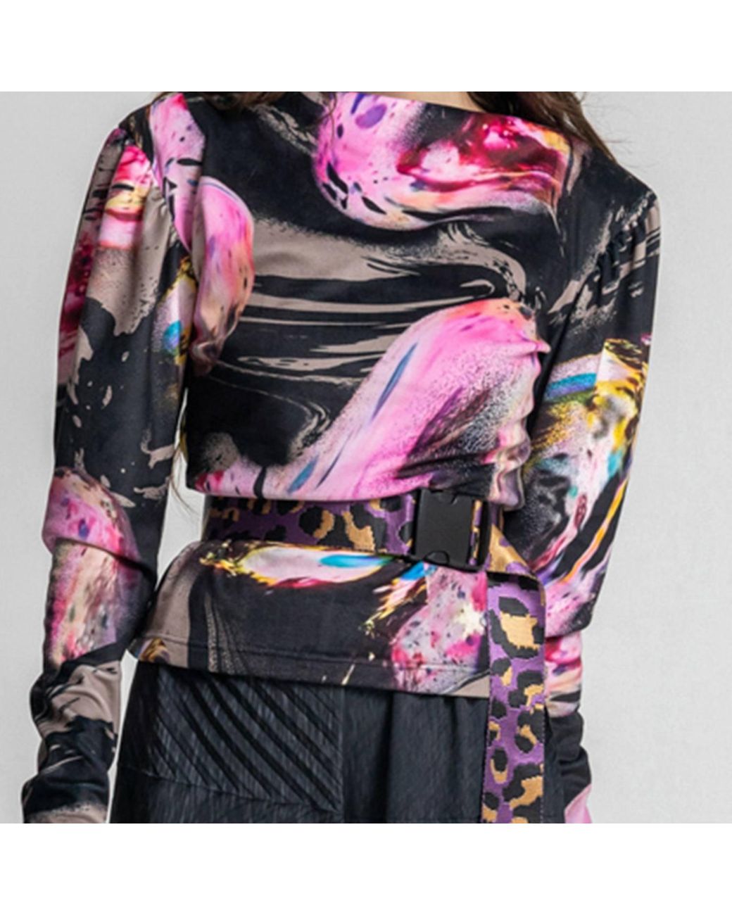 ARTISTA Pink Ruben Velvet Top