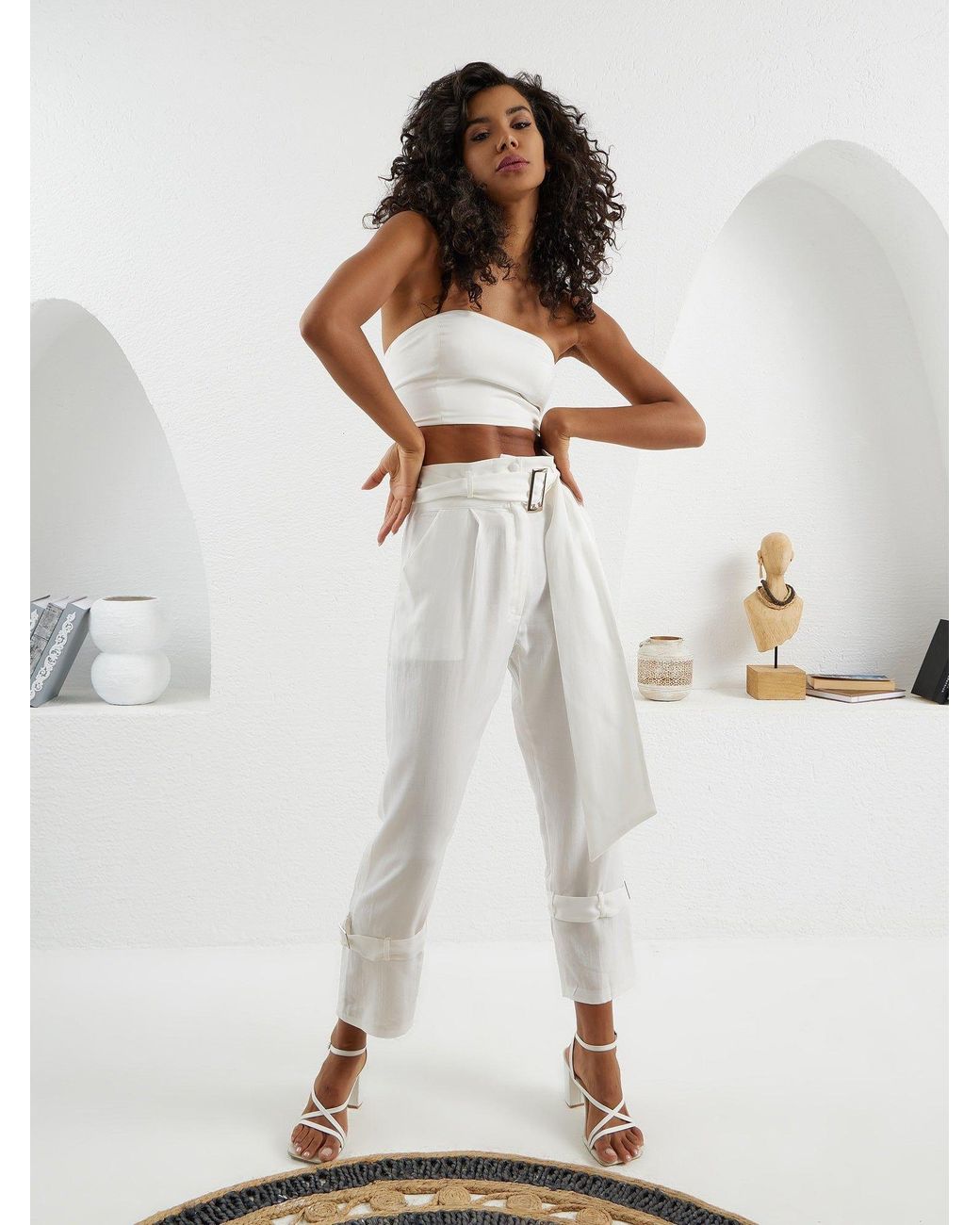 Lumina Eligma White Matador Pants