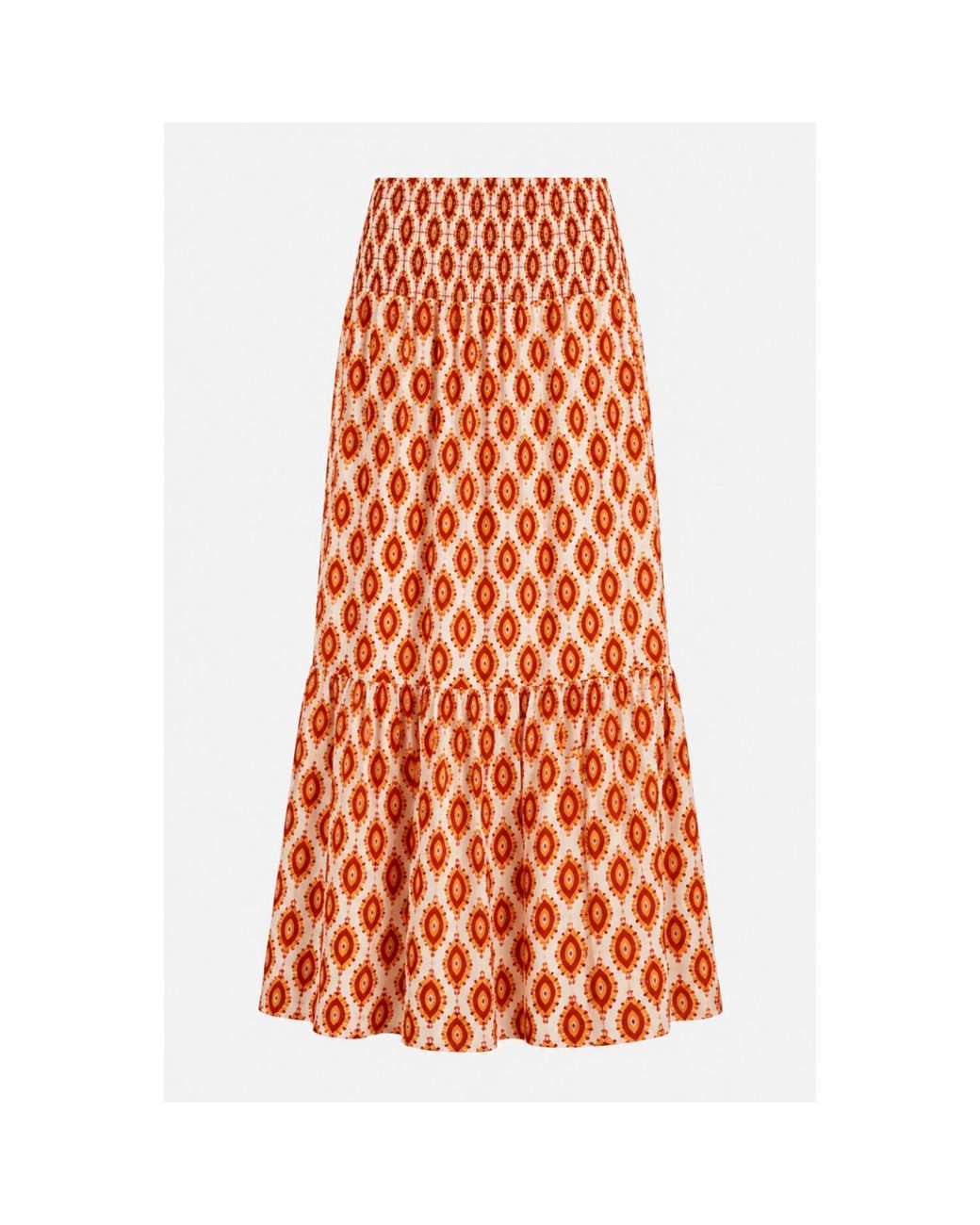 Mind Traveler Orange Indi Skirt